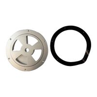 Seven Marine Aluminium Deck Plate Anodised 8 Inch 200mm