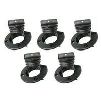Bung and Base suit 50mm Cut-Out Black (Bag of 5)