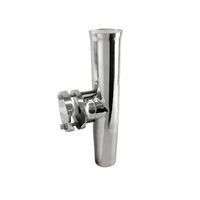 Rod Holder Stainless Steel Adjustable 25-50mm Rail Mount
