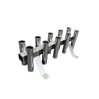 Rod Rack Floor Mount Stainless Steel 10 Way
