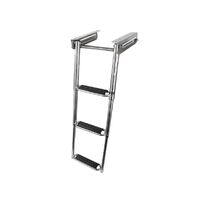 Ladder Under Platform Telescopic Self Locking 3 Step