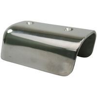 Gunwale End Cap Stainless Steel Suits 40mm Profile