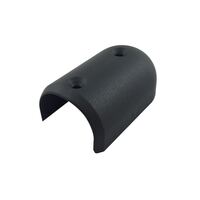 Gunwale Nylon Plastic End Cap fits 40mm Black