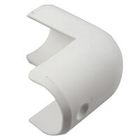 Gunwale Nylon Plastic Corner Cap fits 40mm White