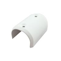 Gunwale Nylon Plastic End Cap fits 30mm White