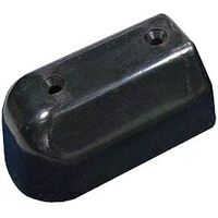 Gunwale Plastic End Cap fits 40mm Black