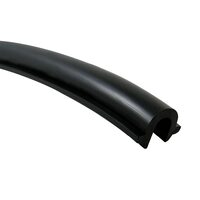 Gunwale Boat Trim Insert PVC Black suit 50mm Profile