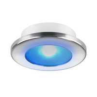 Quick Ted Downlight Stainless Steel Rim Blue
