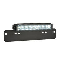 Narva 10-inch EX2 Blackout Light Bar Single Row Licence Plate