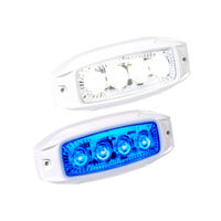 Narva 9-33V LED Mini Underwater Lamp Blue Output White Housing