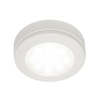 EuroLED115 Downlight White Light with Plastic Rim 12/24v