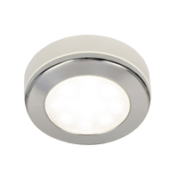 EuroLED115 Downlight White Light with Stainless Steel Rim 12/24v
