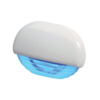 Hella Marine Easy-Fit LED Courtesy Light Blue Light White Plastic Cap