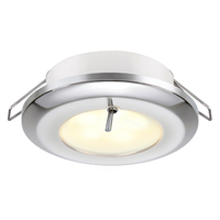 Quick SELENE Spring Clip Switch LED Downlight Stainless Steel Rim Warm White