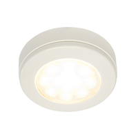 EuroLED115 Downlight Warm White Light with Plastic Rim 12/24v
