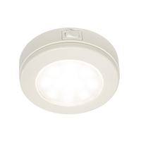EuroLED115 Switch Downlight White Light with Plastic Rim 12/24v