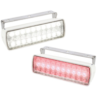 Hella Marine Sea Hawk XL Dual Colour White Red LED Floodlight White Housing