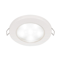 EuroLED95 Spring Clip Downlight White Light with Plastic Rim 12/24v