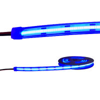 Waterproof COB Flexible Strip Light Blue 1m
