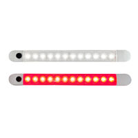 Waterproof LED Strip Light Dual Colour Red/White with Switch 240mm 12V
