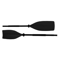 Paddle Kayak 2.1m (7ft) Detachable Black Blades