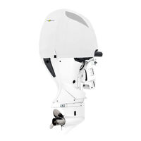 Honda Vented Outboard Cover V6 3.6L (BF200D - BF250D) White