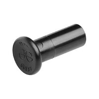 Tube Plug 15mm Black