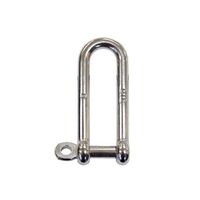 Long D Shackle 316 Stainless Steel 6mm