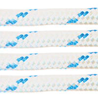 Polyester Double Braid Rope 6mm x 200m White/Blue