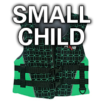 AXIS Neoprene Jacket Level 50S Small Child Green 10-15Kg