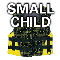 AXIS Neoprene Jacket Level 50S Small Child Yellow 10-15Kg