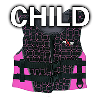 AXIS Neoprene Jacket Level 50S Child Pink 15-25kg