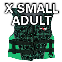AXIS Neoprene Jacket Level 50S X Small Adult Green 40-70Kg
