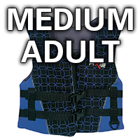 AXIS Neoprene Jacket Level 50S Medium Adult Blue 70+Kg