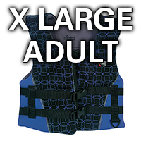 AXIS Neoprene Jacket Level 50S X Large Adult Blue 70+Kg