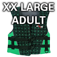 AXIS Neoprene Jacket Level 50S XX Large Adult Green 70+Kg