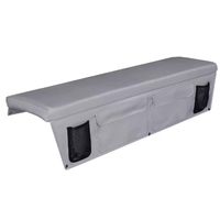 Bench Cushion & Side Pockets 400x1500 Grey