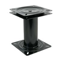 Pedestal w/Swivel - Black (Fixed Height) 200mm