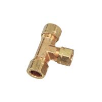 TF38 - Brass Tee Fitting suits 3/8'' Tube