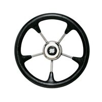 Steering Wheel V52B 320mm 5 Spk S/S Blk Grip