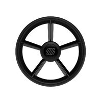 Steering Wheel V76 Glossy Black 320mm