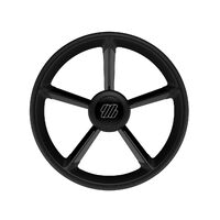 Steering Wheel V75 Glossy Black 350mm