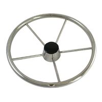 Steering Wheel Stainless Steel 5 Spoke 340mm