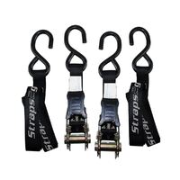 Transom Ratchet Light Duty Coated S Hooks 25mm a 1.5m Pair