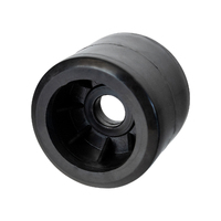 Wobble Roller Smooth Black 72x112mm x 22mm Bore