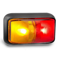 LED Autolamps Series 58 Side Marker Light Red/Amber