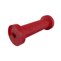 Soft Red Poly Cotton Reel Roller 200x75mm x 17mm Bore