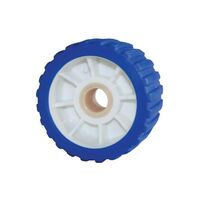 Heavy Duty Wobble Roller 73x125x22mm Blue White