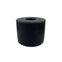 Rubber Transom Roller Round Cap 63x77mm x 17mm Bore