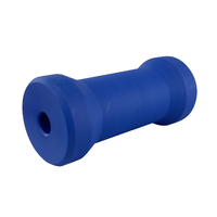 Cotton Reel Roller HDPE 150x70mm x 17mm Bore Blue
